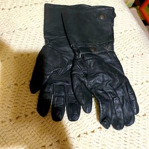 Harley parts,riding gloves and welding jacket perfect condition